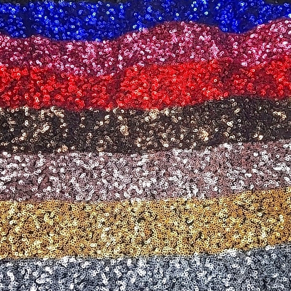 Women's GAP “Crazy Stripe” Sequin Party Holiday Cocktail Dress Size Small - Picture 7 of 12